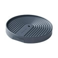 thumbnail image 2 of S SERENABLE Plateau de Drainage Intégré Rouleau pour Plantes pour Salon Gris 9 Pouces, 2 of 9
