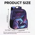 thumbnail image 7 of Jeiento Galaxy Dragon Toddler School Bag for 3-5 Year Old, 13.5 Inch Lightweight Preschool Backpack for Boys & Girls, 5 Compartment Bookbag with Top Handle, 7 of 7