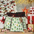 thumbnail image 6 of Rocae Funny Toad Print Christmas Drawstring Linen Gift Bag with Drawstrings Treat Bag Goody Present Bags for Christmas Party Favor, 6 of 8