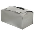 thumbnail image 4 of Dispensador de servilletas Porta pañuelos para coche Porta toallas de papel de PU Dispensador de servilletas, 4 of 7