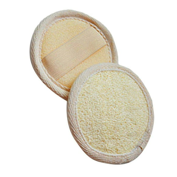 Qarigey Esponja limpiadora facial Súper y cómoda Limpieza Exfoliante cosmético Esponja limpiadora Puff Herramientas de Pinceles de maquillaje y herramientas beige 8cm