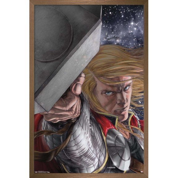 Marvel Comics - Thor - Astonishing 4 Wall Poster, 22.375" x 34", Framed