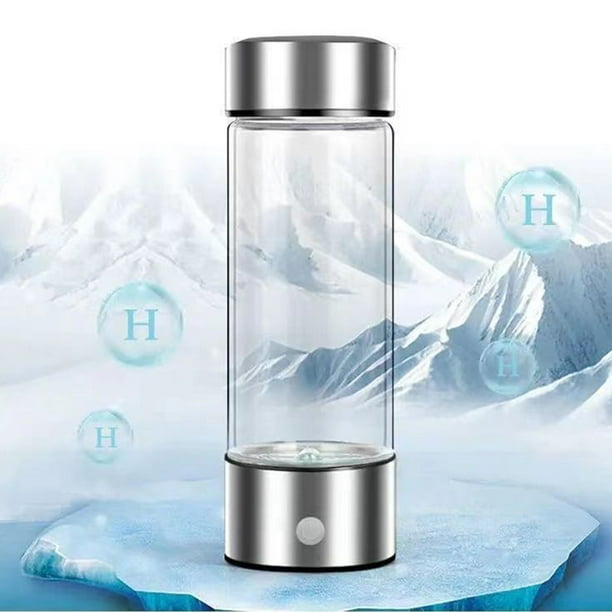 Generador de agua de Hidrógeno de 420ML, taza de vidrio rica en hidrógeno portátil para viajes en casa