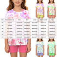 thumbnail image 3 of Toddler Girls Outfit Sets- Kids Summer Clothes 6-12 Months 12-24 Months 2t 3t 4t 5t 6t 7t Children Short Sleeve Casual Soft Cotton T Shirts And Shorts,Organiccotton 7-8 Years, 3 of 9