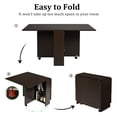 thumbnail image 2 of Dining Table With 2 Tires Storage,3 in 1 Folding Kitchen Table Dining Room Table for Small Spaces Home Furniture, 2 of 9