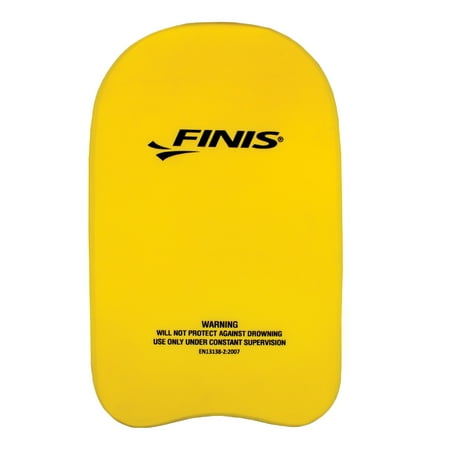 FINIS Alignment Kickboard - Kickboard for Swimming Training - Swim Gear to Improve Leg Strength - Swimming Pool Accessories for Training - Junior, Yellow