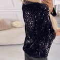 thumbnail image 5 of Sequin Suit Coat Women Suit Coat Lapel Long Sleeve Button Suit Jacket Glitter Sequins Autumn Winter Business Outerwear Street Party Wear Lapel Jacket, 5 of 8