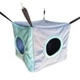 thumbnail image 2 of Ferret Cube Hammock Small Animals Cage Hanging Bunkbed Hideout Warm Bed, 2 of 7