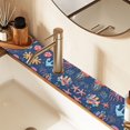 thumbnail image 2 of Yayeee Faucet Mat for Kitchen Sink 14.7" Diatomite Long Splash Guard Pad, Pink Jellyfish, 2 of 7