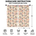 thumbnail image 2 of Blackout Kids Curtains,Beige Cow Heart Pattern Childrens Insulated Curtains Set Of 2,Bedroom Essentials,Toddler Room Decor 42x84in(106x213cm), 2 of 5