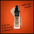 thumbnail image 3 of NYX Professional Makeup Can't Stop Won't Stop 24hr Full Coverage Liquid Foundation, Matte Finish, Waterproof, Medium Olive, 1 fl oz, 3 of 10