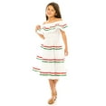 thumbnail image 2 of unik Girl's Traditional Mexican Cinco De Mayo Fiesta Dress White 6, 2 of 4
