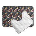 thumbnail image 6 of Yiaed Christmas Holiday Bowling Print Bathroom Mat Set 2 Pieces Mat Anti-Skid Pad Ultra Soft and Absorbent Bathroom Bath Mat Contour Bath Rugs for Toilet Base, 6 of 6
