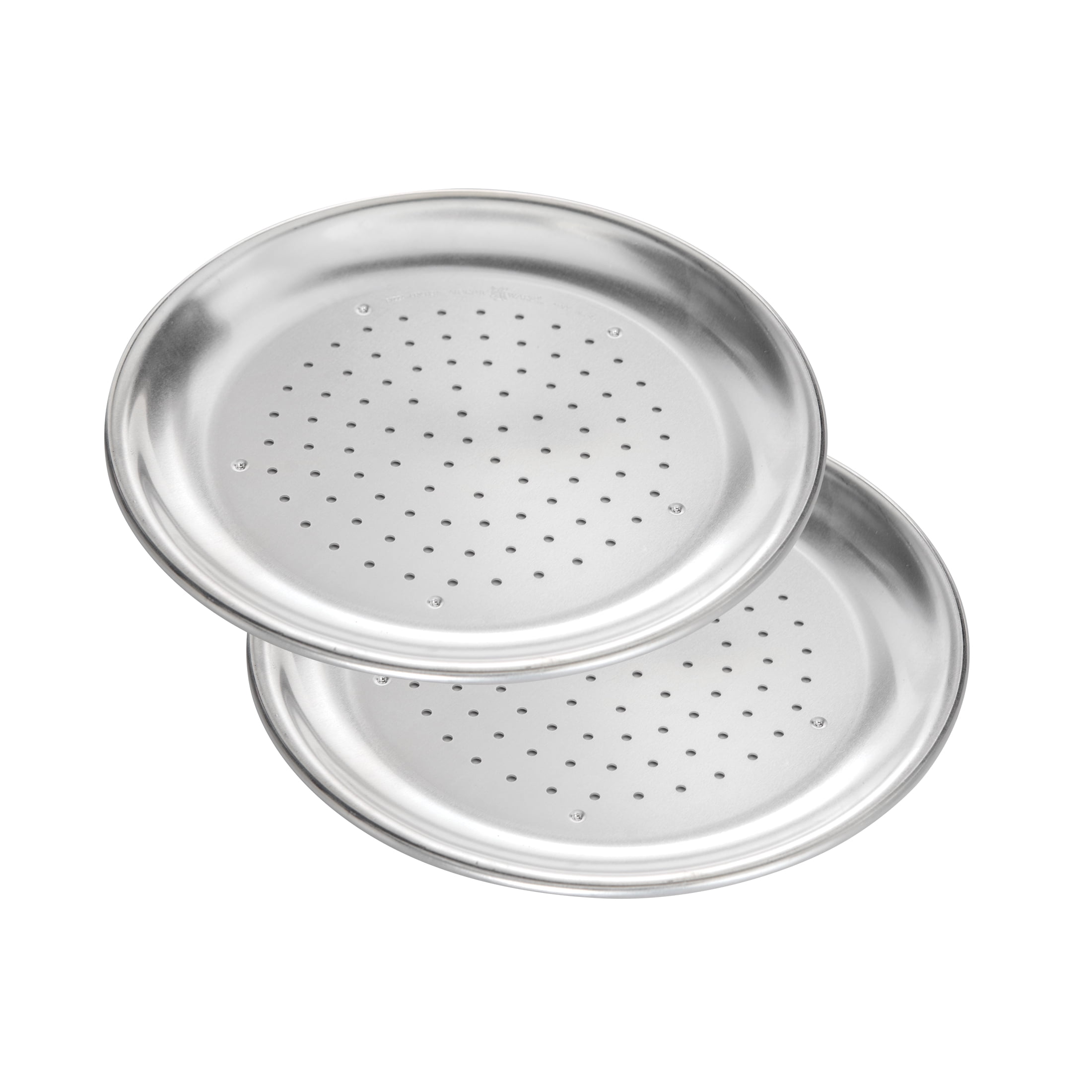 Nordic Ware Natural Aluminum 2 Pack Air Crisper Pizza Pans, 9" x 9"