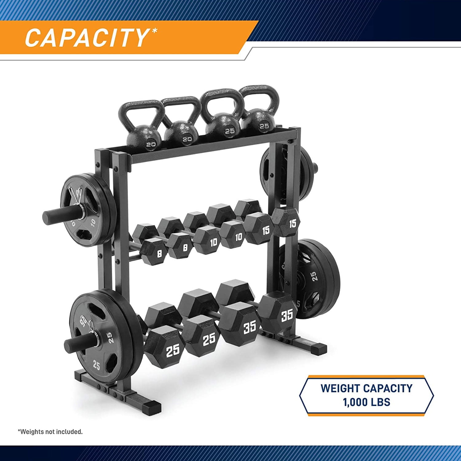 Dumbbell rack with plate storage sale