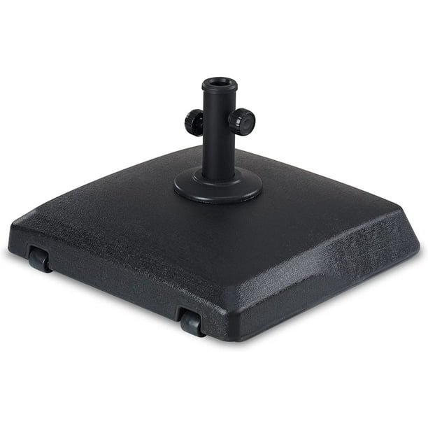 Gardesol Heavy Duty Umbrella Base with Wheels, 68.3lbs Square Mobile