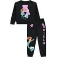 thumbnail image 4 of The Little Mermaid Movie Girls Hoodie Sweatshirt & Jogger Clothing Set. Little and Big Girl Sizes 4-16, 4 of 7
