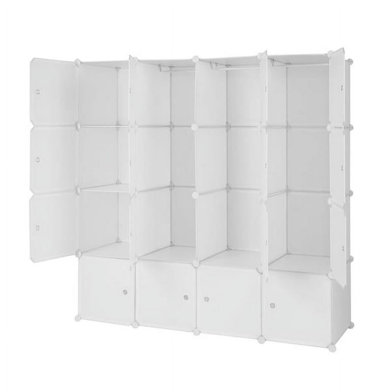 GIMTRR Closet Organizers, 16-Cube Closet Storage Shelves, Closet Organizers  and Storage, Portable Closet Organizer Shelves, Cube Storage Cabinet