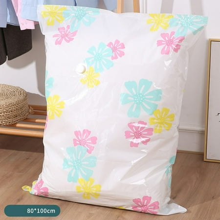 

Transparent Vacuum Bag Folding Compressed Space Saving Clothes Storage Travel