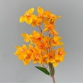 thumbnail image 2 of Artificial Daffodil Flower Bouquet Lifelike Faux Narcissus Floral Arrangement for Home Wedding Decor, 2 of 6