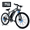Black Blue Basic, variant on 26" Electric Bike for Adults 750W Peak Motor, 25 mph Ebike, Electric Bicycles with 15° Uphill, Mountain Bike, 36V Battery, 45 Miles PAS Range, UL 2849