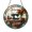 Acrylic 3.5 Inch, variant on Thread Spools Sewing Machine Stained Glass Window Suncatcher, Quilter Art Hanging for Creative Spaces