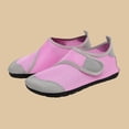 thumbnail image 5 of XUNKUSGA Women's Water Shoes Quick-Drying Breathable Mesh Hike Footwear Womens Casual Closed Toe Hook Loop Strap Barefoot Aqua Socks for Beach Swim Yoga,Pink,5.5-6, 5 of 5