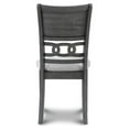 thumbnail image 4 of New Classic Furniture Gia 19.5" Wood/Fabric Dining Chair - Light Gray (Set of 2), 4 of 7