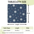 thumbnail image 2 of Stretchable Fabric Christmas Table Cover for 34x34 Inch Square Tables, Elastic Hem Ensures Snug Fit, Easy Maintenance and Wrinkle-Resistant for Busy Hosts, 2 of 6
