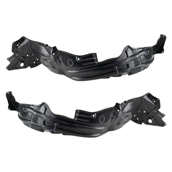 TRQ Inner Fender Liner Set Compatible with 2015-2017 Lexus CT200h BDA15573