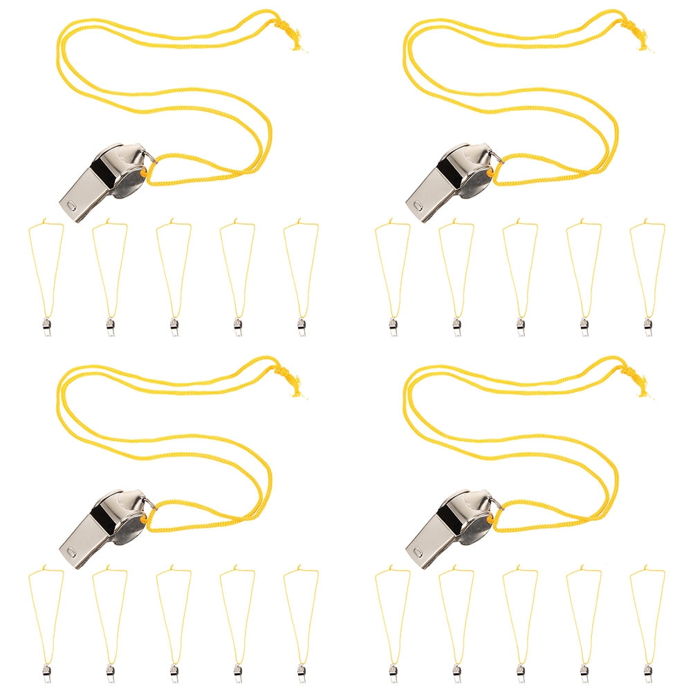 Worgeous 24pcs Multi-Function Emergency Survival Whistles for Camping Hiking Outdoor Safety