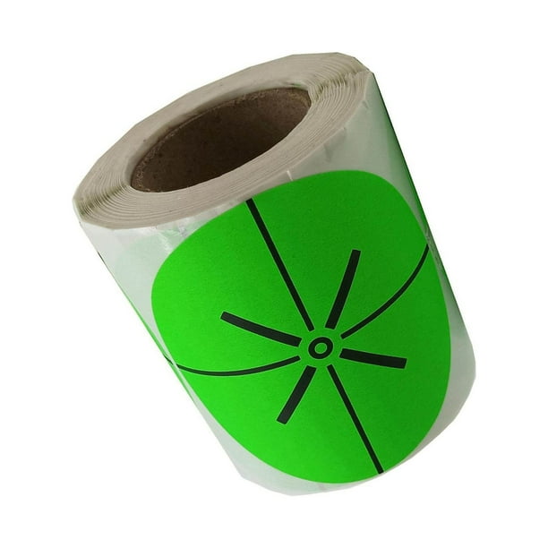 200 Pieces Shooting Targets Fluorescence Target Sticker Papers Paper