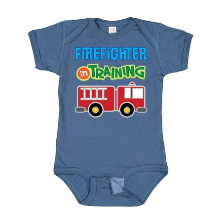 

Inktastic Future Firefighter Kids Fireman Gift Baby Boy Bodysuit