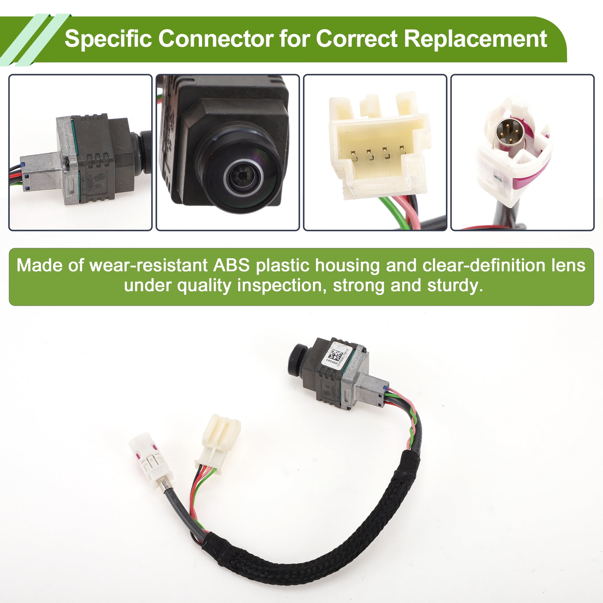 Unique Bargains Rear Camera for Mercedes C/GLC/S License Plate
