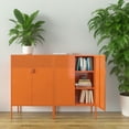 thumbnail image 3 of Steel lockers, adjustable laminates, side cabinets, shoe cabinets, lockers orange, 3 of 6