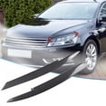 thumbnail image 2 of for B7 2010-2015 Car Headlight Eyelids Eyebrows ABS Headlight Lamp Sticker Cover Trim Accessories - Black, 2 of 8