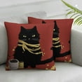 thumbnail image 2 of COMIO  Funny Cat Christmas Pillow Covers,Christmas Cat Decorations Decor,Christmas Pillow Cases,Funny Christmas Decorations，2Pcs, 2 of 6