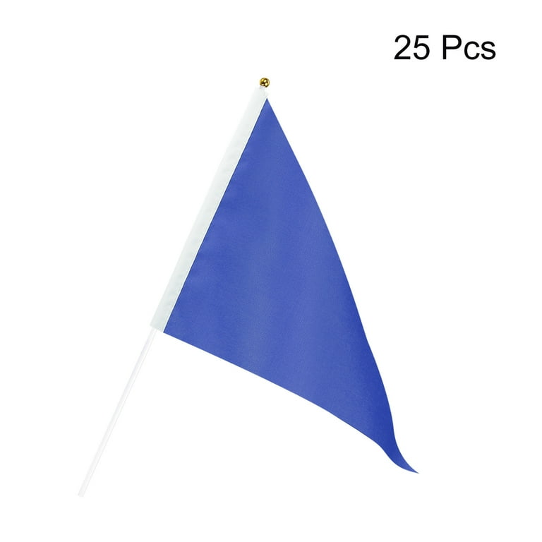 Blue triangle flag deals