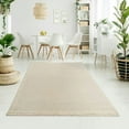 thumbnail image 4 of Modern Braided Large Area Wool Rug – 100% Natural for Living Room & Bedroom, Soft & Durable Rug, Resilient & Luxurious, Beige, 1.97x3.61 ft, 4 of 5