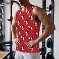 thumbnail image 6 of Haiem Bulldog Red Men Workout Tank Top Gym Bodybuilding Sleeveless Muscle T Shirts Athletic Tank Breathable Workout Shirt-XX-Large, 6 of 8