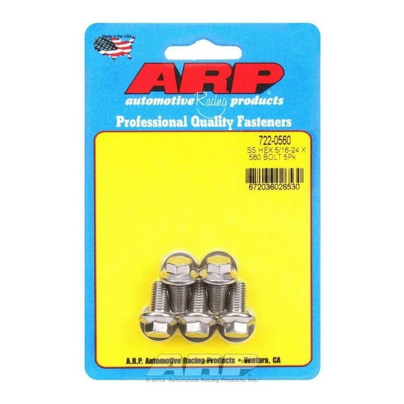 Arp S/S Bolt Kit - 6pt. (5) 5/16-24 x .560