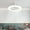 White, variant on YiBai Ceiling Fan With Lights, Enclosed Low Fan Light, Ceiling Light With Fan, Hidden Fan With E27 Lamp, Gray #N.781