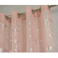 thumbnail image 2 of Olivia Gray PNJ319103 76 x 84 in. Jackson Metallic Doily Grommet Curtain Panel Pair, Blush, 2 of 3