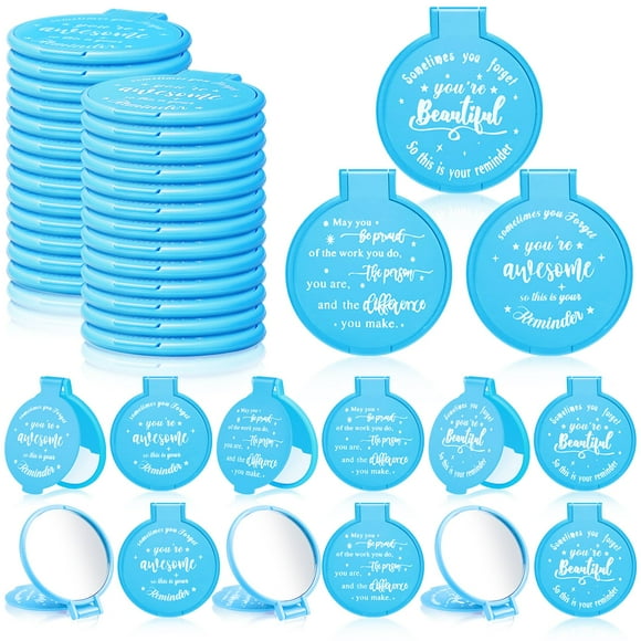 Espejos compactos Wenqik Inspirational Gifts, 64 unidades, para mujer