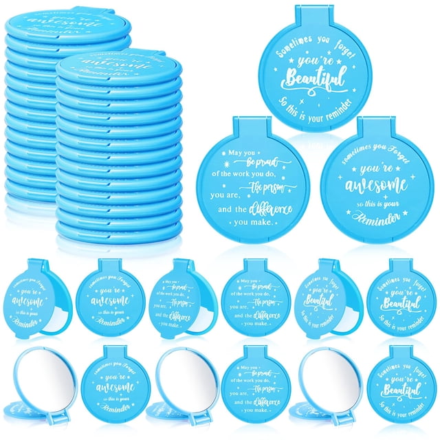 Espejos compactos Wenqik Inspirational Gifts, 64 unidades, para mujer