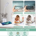 thumbnail image 5 of ZOUYUE 2 in 1 LED Desk Lamp 15” -Light Dimmable USB Power Touch Control White Desk Lamp, 5 of 6