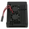 thumbnail image 4 of Wchiuoe Coque de Protection en Alliage d'Aluminium pour Raspberry Pi 4B Coque Noire, 4 of 8