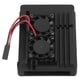 thumbnail image 5 of Para Raspberry Pi 4B carcasa de aleación de aluminio negra 85x56,5x20mm con cinta térmica ventiladores duales, 5 of 8