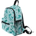 thumbnail image 3 of 12inch Backpack Mermaids Fish Back Pack Lightweight Preschool Book Bag Durable Daycare Bag Mermaids Fish Rucksack Backpacks, 3 of 7