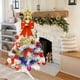 thumbnail image 4 of Christmas Decoration Gifts Mini Desktop Christmas Tree With Decoration Set Battery Operated Small Christmas Trees For Party Decorations With Warm Lights, 4 of 7